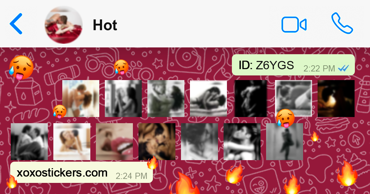 Hot Text Status Sticker Hot | Fetish stickers for WhatsApp 18+ | XOXO Stickers